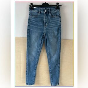 American Eagle Next Level Stretch Super HR Jegging Light Wash Size 2XShort